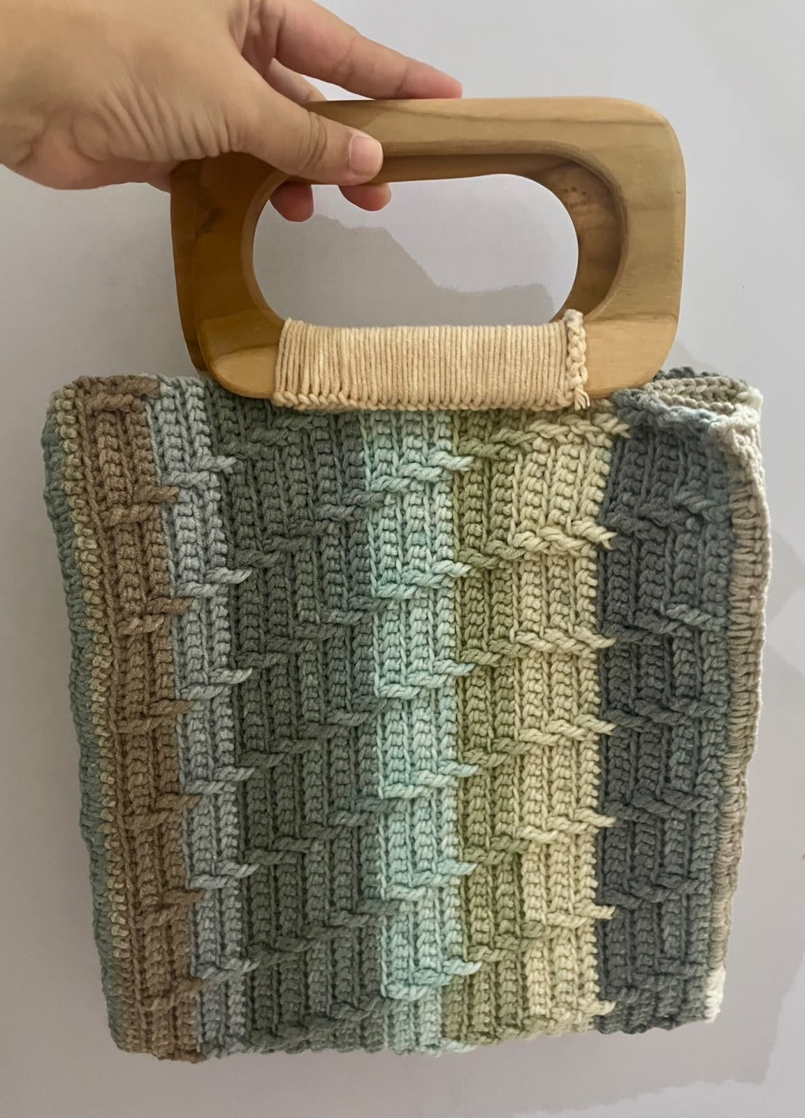 Seaglass Weave Bag